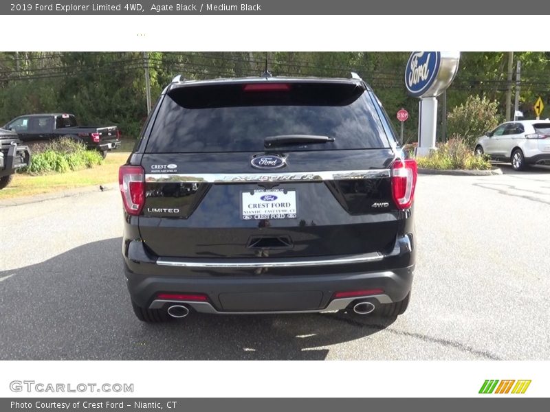 Agate Black / Medium Black 2019 Ford Explorer Limited 4WD