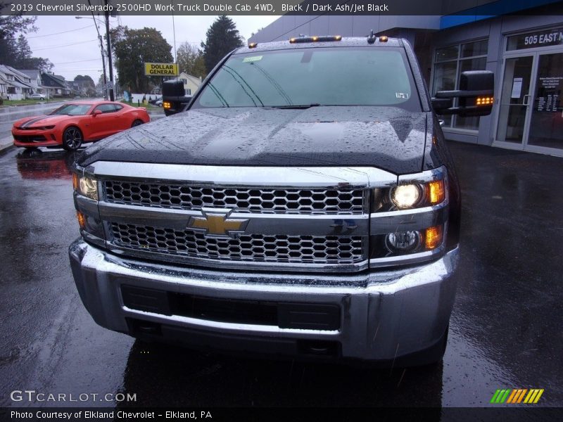 Black / Dark Ash/Jet Black 2019 Chevrolet Silverado 2500HD Work Truck Double Cab 4WD