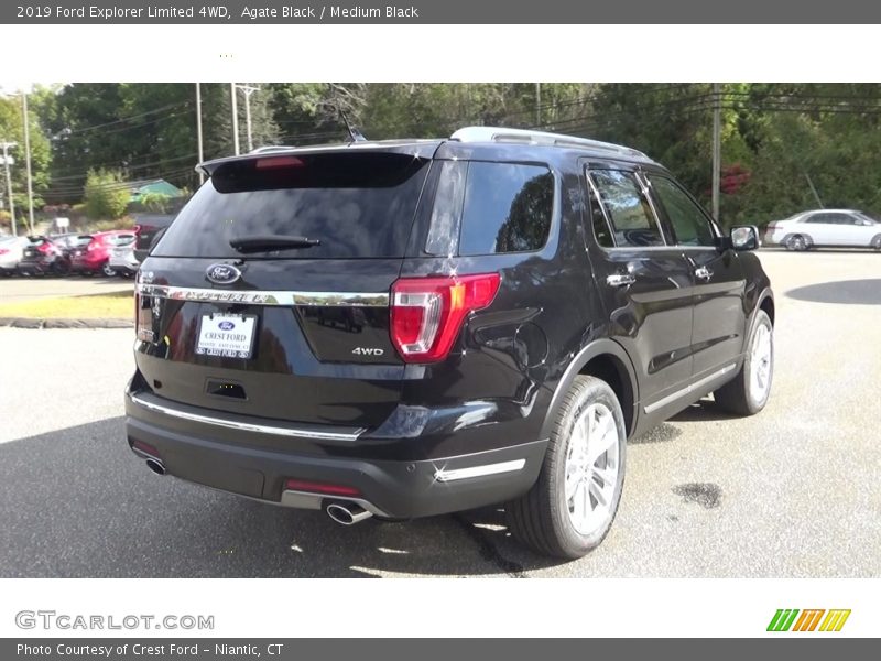 Agate Black / Medium Black 2019 Ford Explorer Limited 4WD