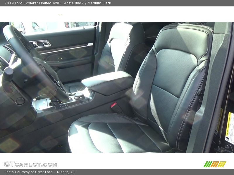 Agate Black / Medium Black 2019 Ford Explorer Limited 4WD