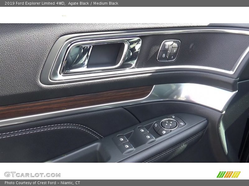 Agate Black / Medium Black 2019 Ford Explorer Limited 4WD
