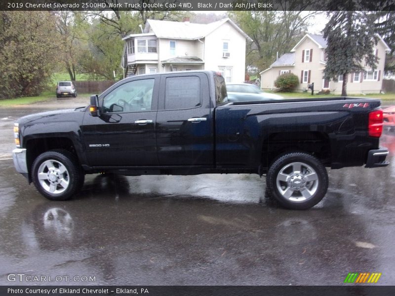 Black / Dark Ash/Jet Black 2019 Chevrolet Silverado 2500HD Work Truck Double Cab 4WD