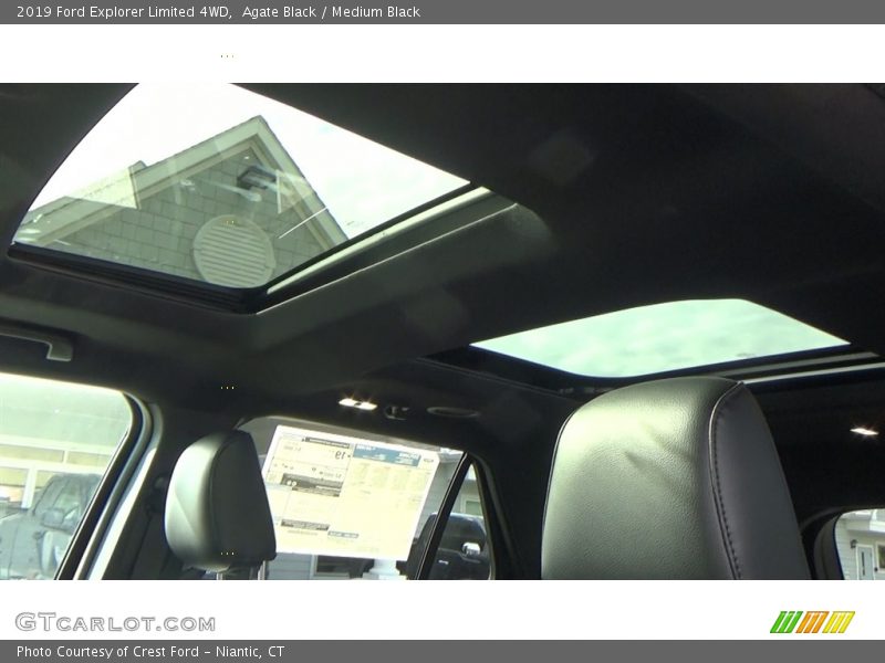 Agate Black / Medium Black 2019 Ford Explorer Limited 4WD