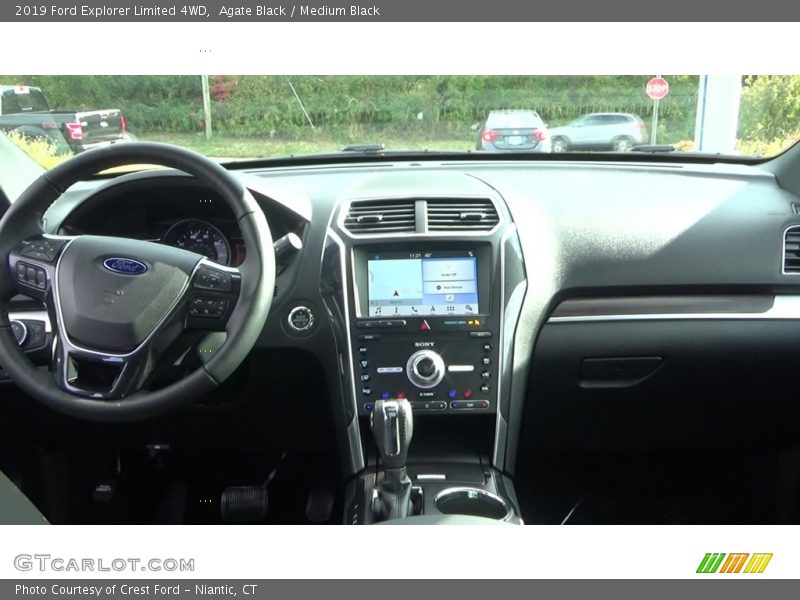 Agate Black / Medium Black 2019 Ford Explorer Limited 4WD