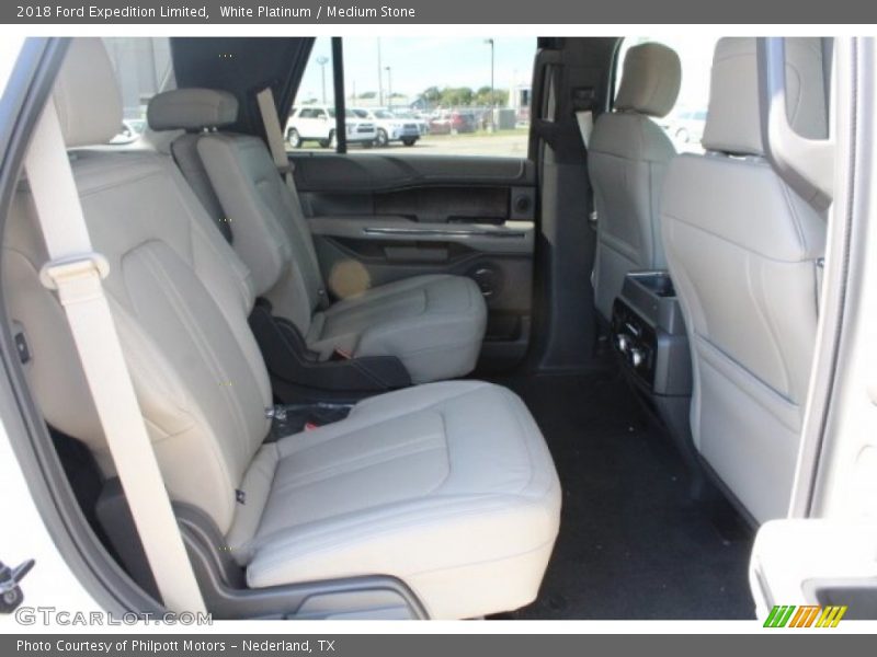White Platinum / Medium Stone 2018 Ford Expedition Limited