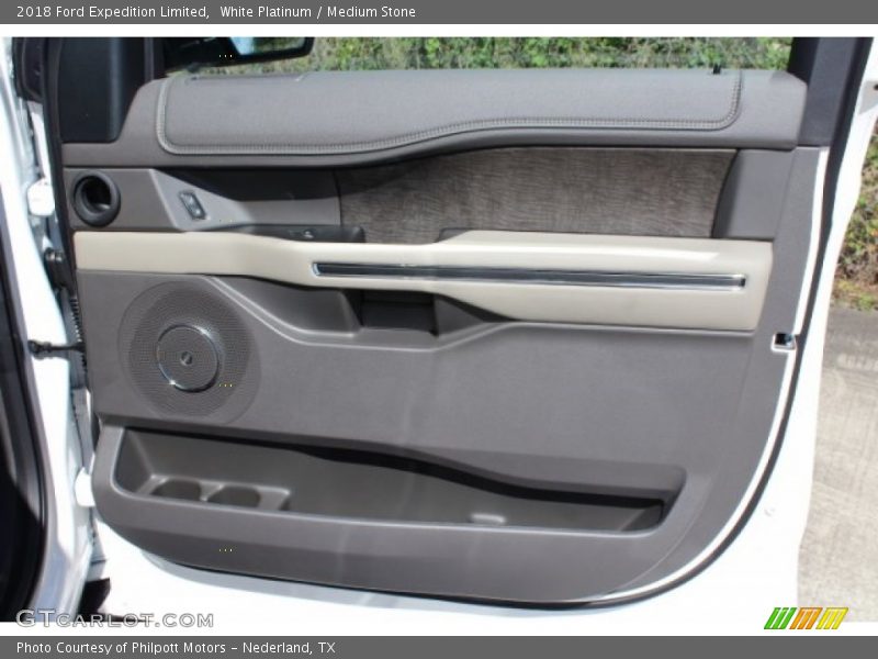 White Platinum / Medium Stone 2018 Ford Expedition Limited