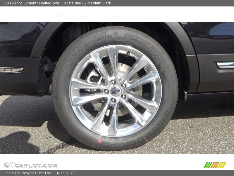 Agate Black / Medium Black 2019 Ford Explorer Limited 4WD