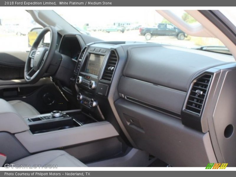 White Platinum / Medium Stone 2018 Ford Expedition Limited