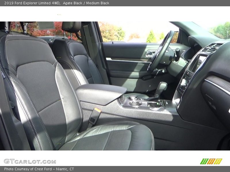 Agate Black / Medium Black 2019 Ford Explorer Limited 4WD