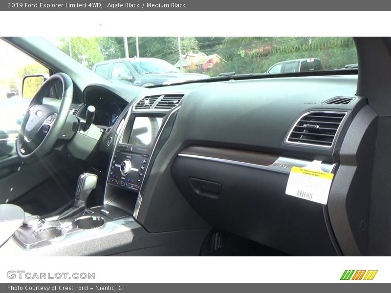 Agate Black / Medium Black 2019 Ford Explorer Limited 4WD