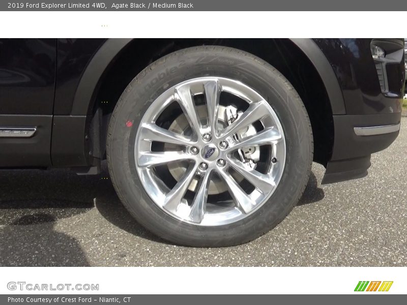 Agate Black / Medium Black 2019 Ford Explorer Limited 4WD