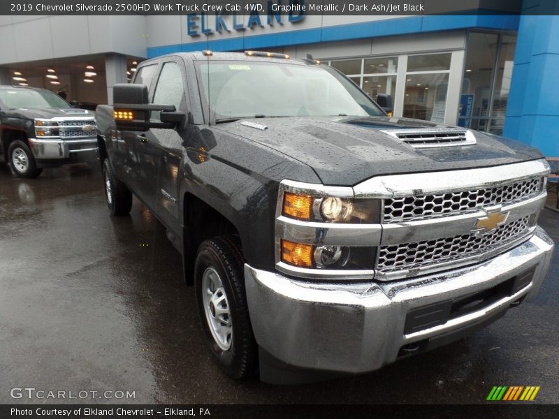 Graphite Metallic / Dark Ash/Jet Black 2019 Chevrolet Silverado 2500HD Work Truck Crew Cab 4WD