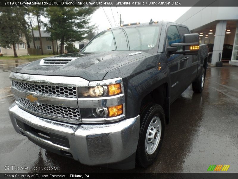 Graphite Metallic / Dark Ash/Jet Black 2019 Chevrolet Silverado 2500HD Work Truck Crew Cab 4WD