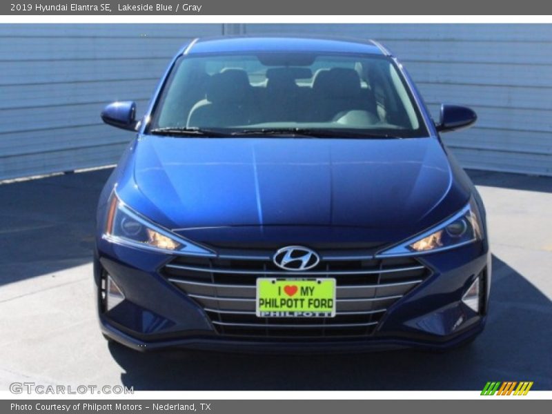 Lakeside Blue / Gray 2019 Hyundai Elantra SE