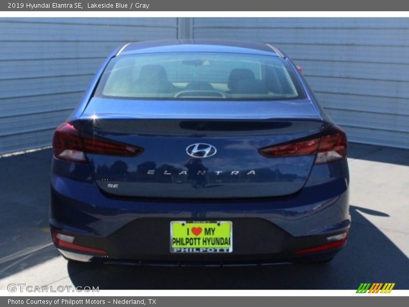Lakeside Blue / Gray 2019 Hyundai Elantra SE