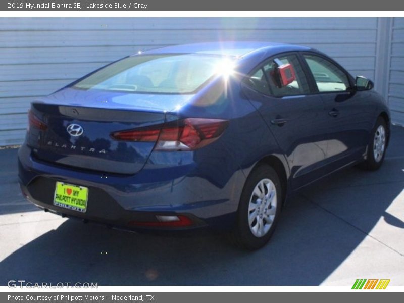Lakeside Blue / Gray 2019 Hyundai Elantra SE