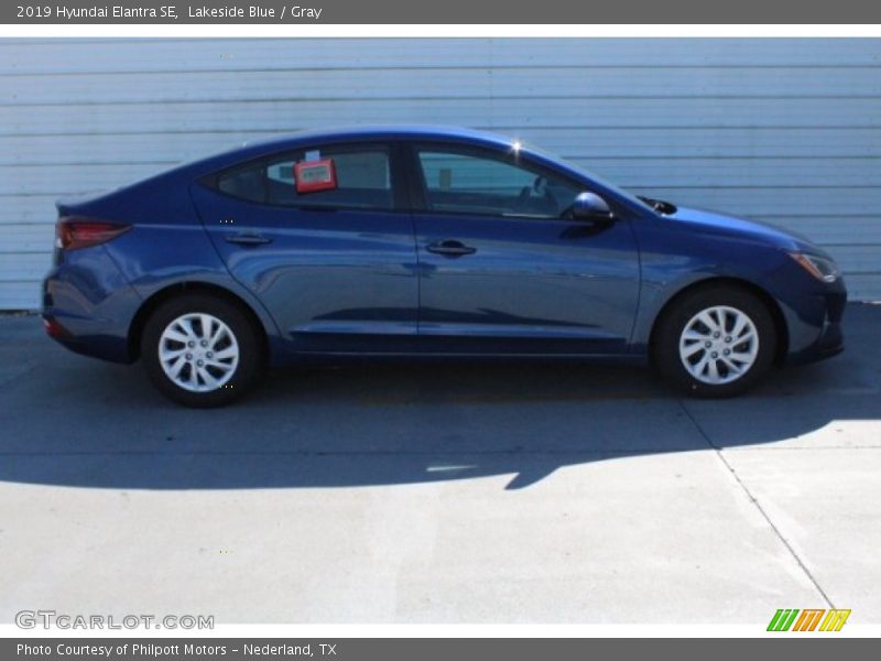 Lakeside Blue / Gray 2019 Hyundai Elantra SE