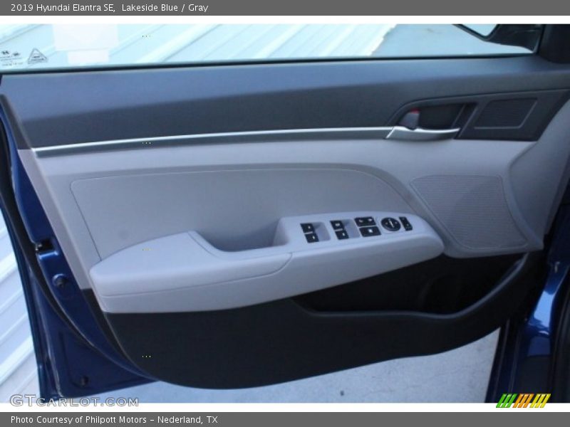 Lakeside Blue / Gray 2019 Hyundai Elantra SE
