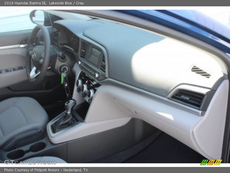 Dashboard of 2019 Elantra SE