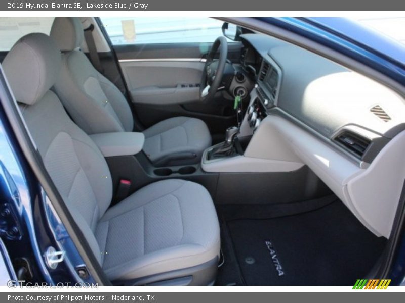 Front Seat of 2019 Elantra SE