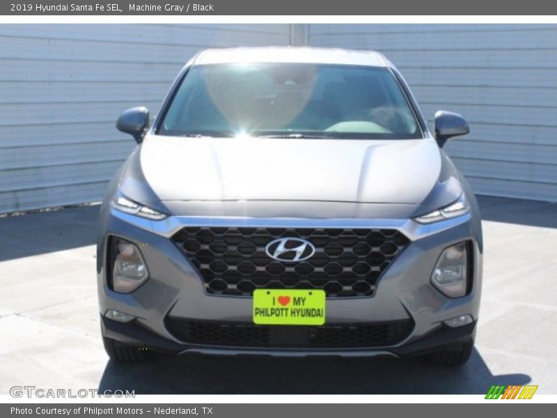 Machine Gray / Black 2019 Hyundai Santa Fe SEL