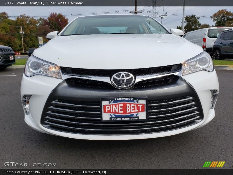 Super White / Almond 2017 Toyota Camry LE