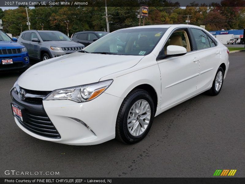 Super White / Almond 2017 Toyota Camry LE