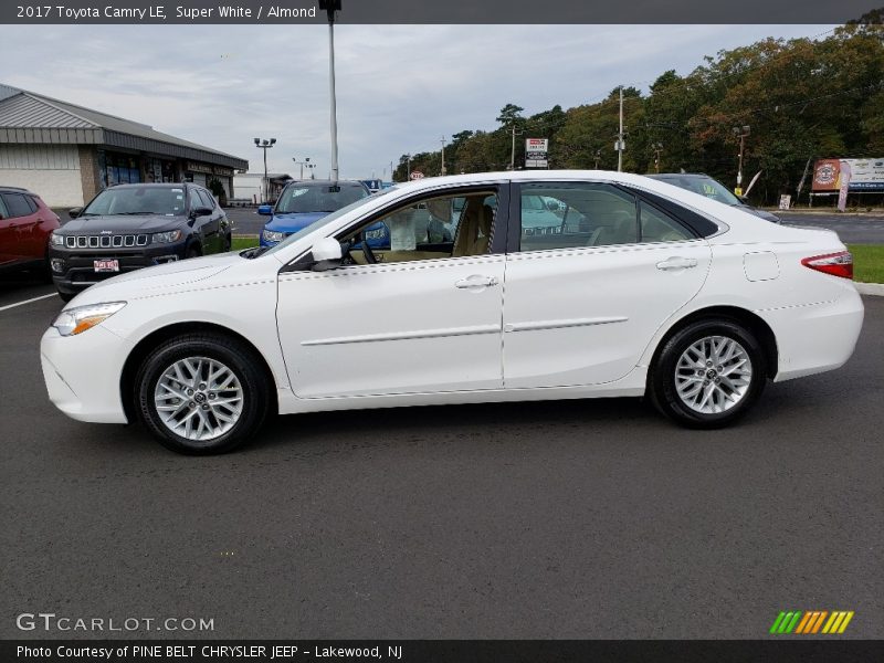 Super White / Almond 2017 Toyota Camry LE