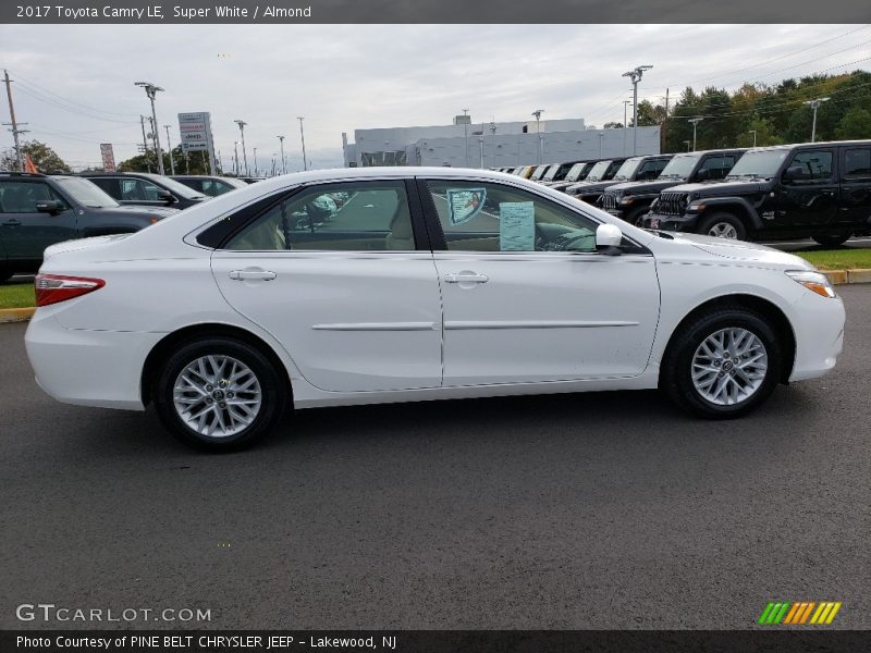 Super White / Almond 2017 Toyota Camry LE