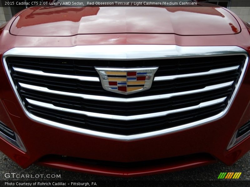 Red Obsession Tintcoat / Light Cashmere/Medium Cashmere 2015 Cadillac CTS 2.0T Luxury AWD Sedan