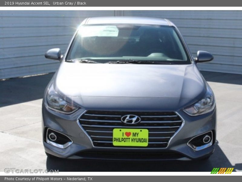 Urban Gray / Black 2019 Hyundai Accent SEL