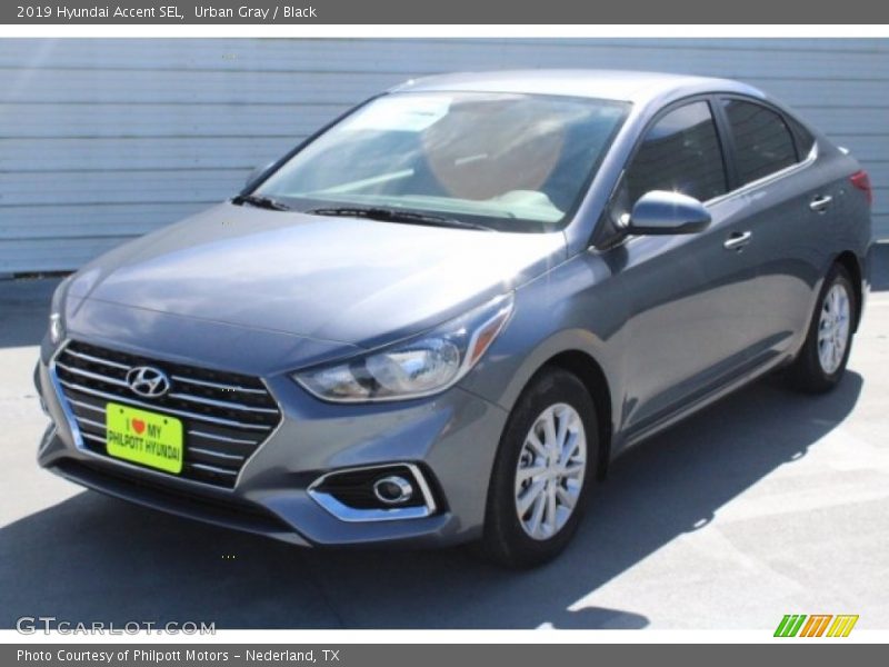 Urban Gray / Black 2019 Hyundai Accent SEL
