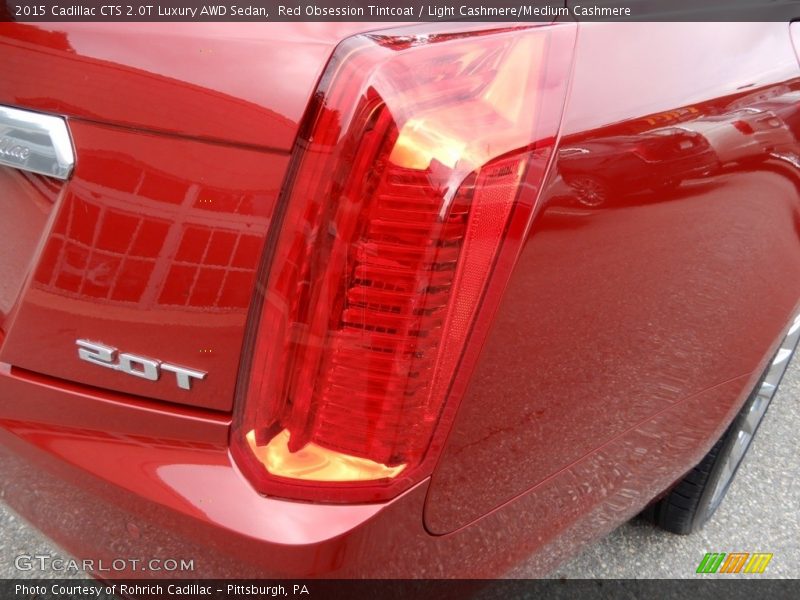 Red Obsession Tintcoat / Light Cashmere/Medium Cashmere 2015 Cadillac CTS 2.0T Luxury AWD Sedan