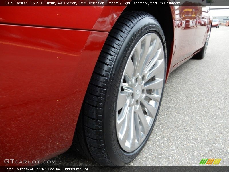 Red Obsession Tintcoat / Light Cashmere/Medium Cashmere 2015 Cadillac CTS 2.0T Luxury AWD Sedan