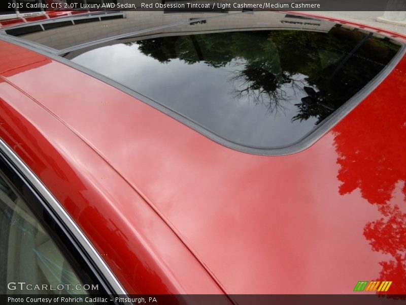 Red Obsession Tintcoat / Light Cashmere/Medium Cashmere 2015 Cadillac CTS 2.0T Luxury AWD Sedan