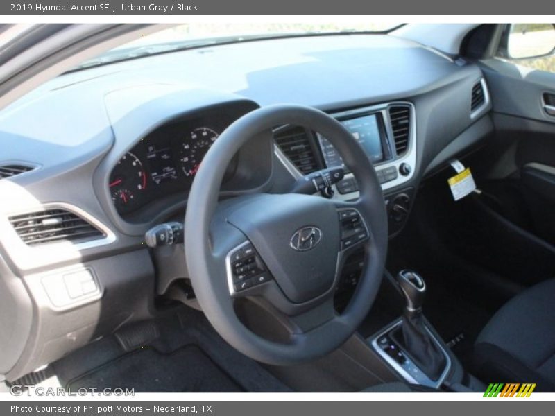 Urban Gray / Black 2019 Hyundai Accent SEL