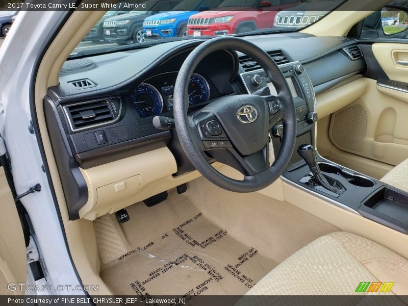Super White / Almond 2017 Toyota Camry LE