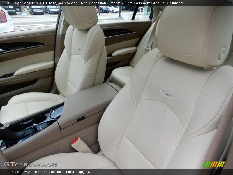 Red Obsession Tintcoat / Light Cashmere/Medium Cashmere 2015 Cadillac CTS 2.0T Luxury AWD Sedan