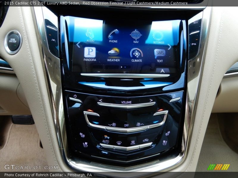 Red Obsession Tintcoat / Light Cashmere/Medium Cashmere 2015 Cadillac CTS 2.0T Luxury AWD Sedan