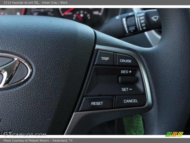 Urban Gray / Black 2019 Hyundai Accent SEL