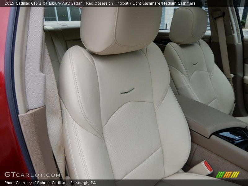 Red Obsession Tintcoat / Light Cashmere/Medium Cashmere 2015 Cadillac CTS 2.0T Luxury AWD Sedan