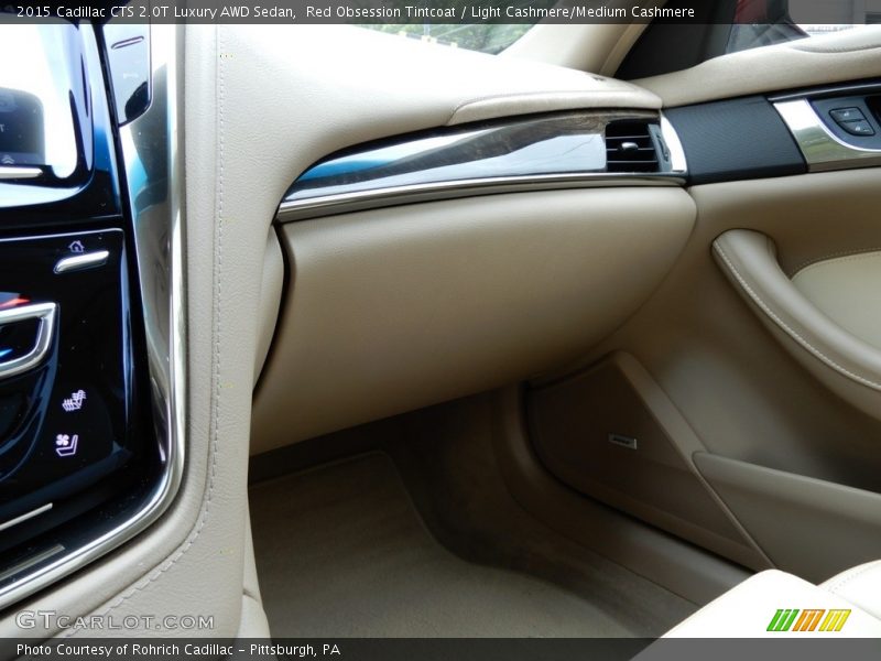 Red Obsession Tintcoat / Light Cashmere/Medium Cashmere 2015 Cadillac CTS 2.0T Luxury AWD Sedan