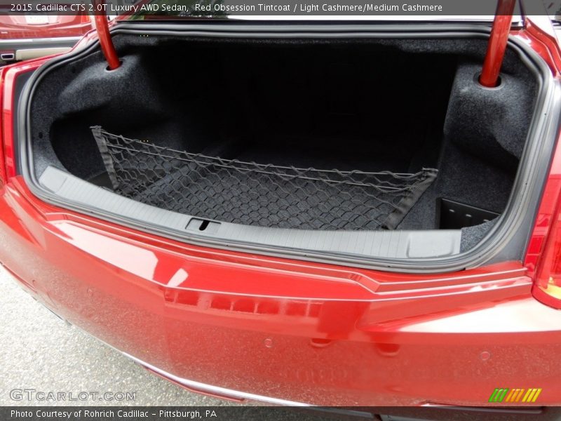 Red Obsession Tintcoat / Light Cashmere/Medium Cashmere 2015 Cadillac CTS 2.0T Luxury AWD Sedan