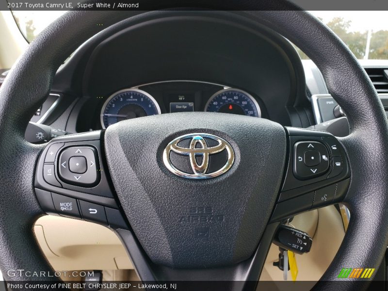 Super White / Almond 2017 Toyota Camry LE