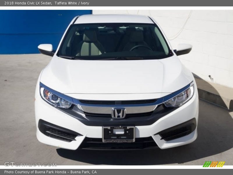 Taffeta White / Ivory 2018 Honda Civic LX Sedan