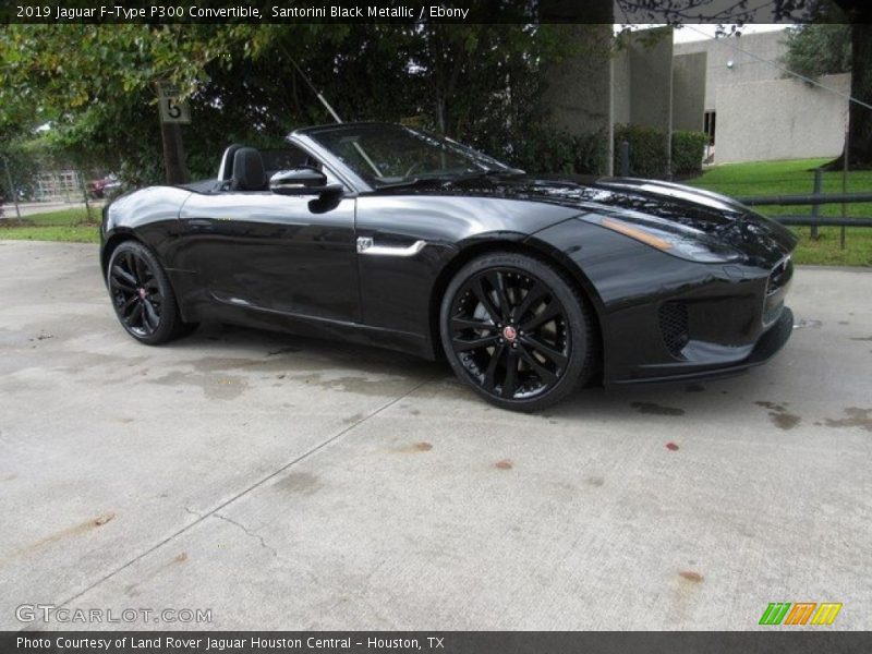 Santorini Black Metallic / Ebony 2019 Jaguar F-Type P300 Convertible