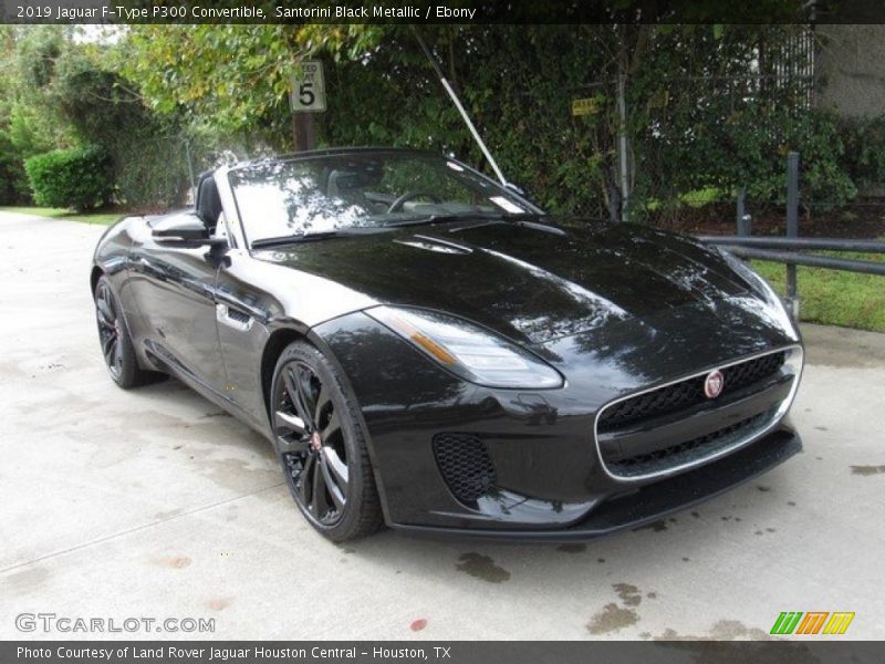 Santorini Black Metallic / Ebony 2019 Jaguar F-Type P300 Convertible
