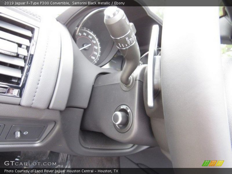 Controls of 2019 F-Type P300 Convertible