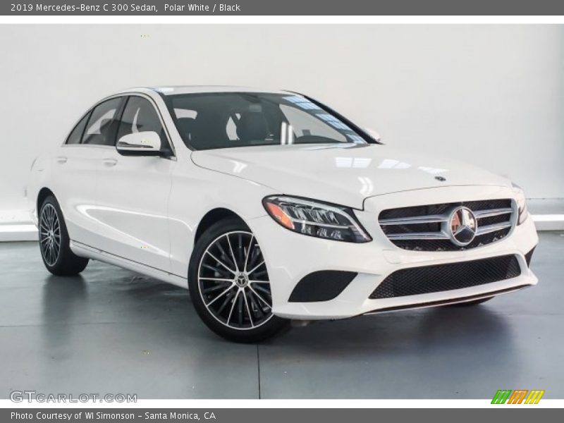 Polar White / Black 2019 Mercedes-Benz C 300 Sedan