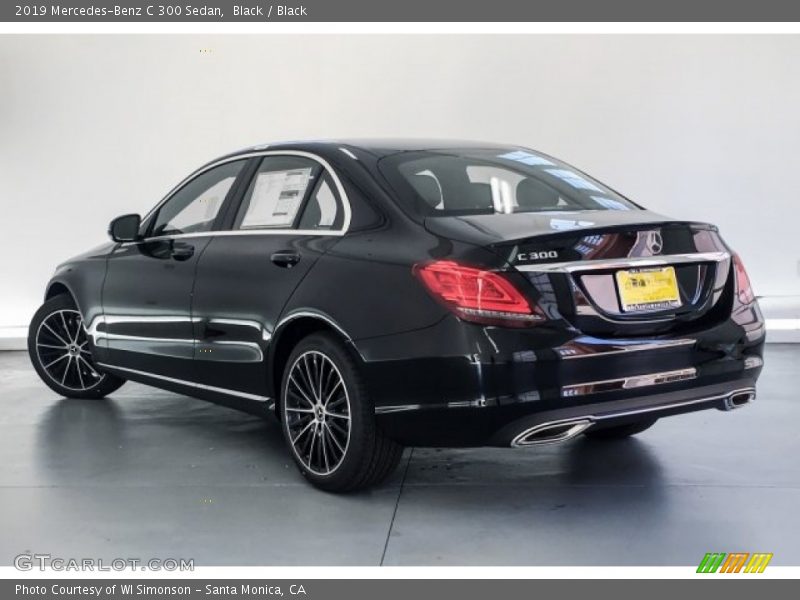 Black / Black 2019 Mercedes-Benz C 300 Sedan